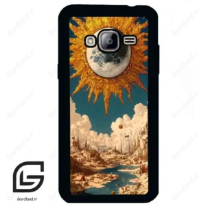 قاب گوشی سامسونگ جی 3 (Galaxy J3 ) طرح خورشید کد 2694