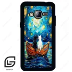 قاب گوشی سامسونگ جی 3 (Galaxy J3 ) طرح گربه کد 2727
