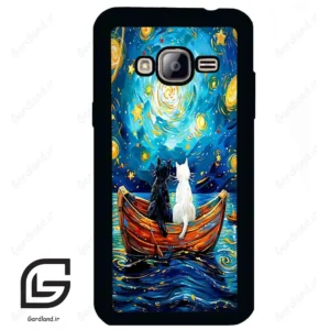 قاب گوشی سامسونگ جی 3 (Galaxy J3 ) طرح گربه کد 2727