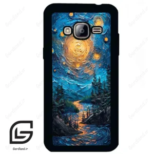 قاب گوشی سامسونگ جی 3 (Galaxy J3 ) طرح ابرنگ کد 2792