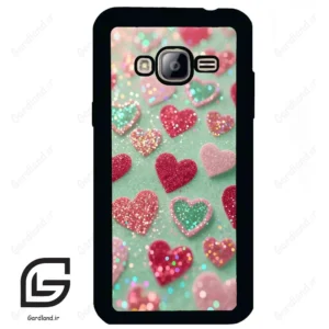 قاب گوشی سامسونگ جی 3 (Galaxy J3 ) طرح قلب کد 2812