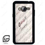 قاب گوشی سامسونگ جی 3 (Galaxy J3 ) طرح نوشته کد 2995