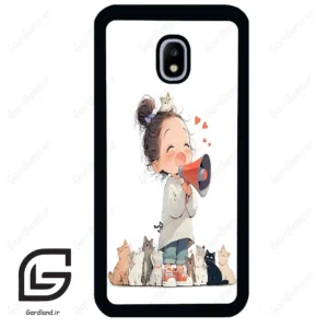 قاب گوشی سامسونگ جی 3 پرو (Galaxy J3 Pro ) طرح دخترانه کد 2027