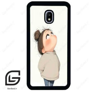 قاب گوشی سامسونگ جی 3 پرو (Galaxy J3 Pro ) طرح دختر کد 2057