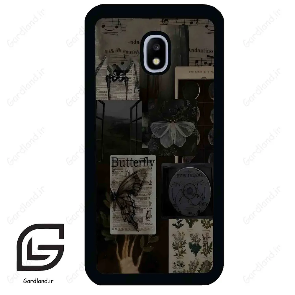 قاب گوشی سامسونگ جی 3 پرو (Galaxy J3 Pro ) طرح پروانه کد 2096