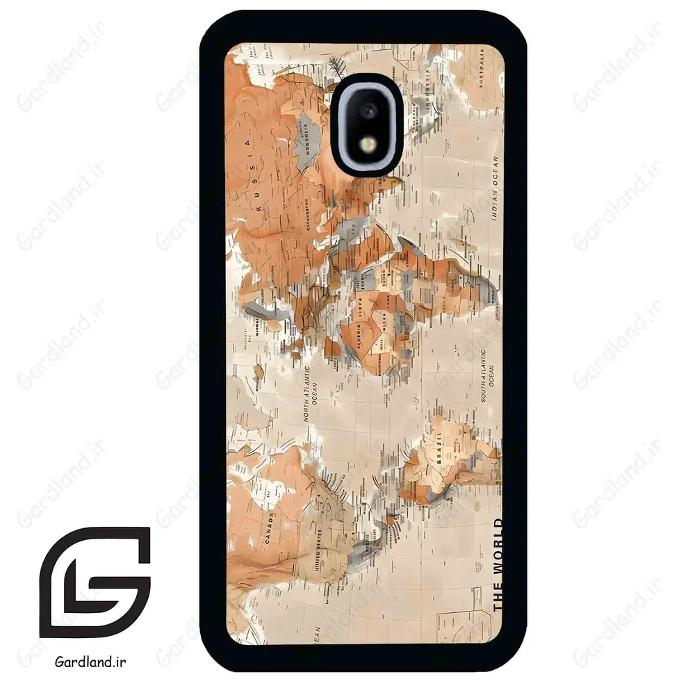 قاب گوشی سامسونگ جی 3 پرو (Galaxy J3 Pro ) طرح نقشه کد 2187