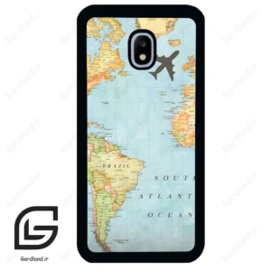 قاب گوشی سامسونگ جی 3 پرو (Galaxy J3 Pro ) طرح نقشه کد 2243