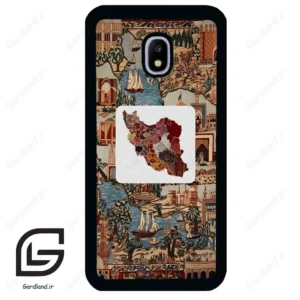 قاب گوشی سامسونگ جی 3 پرو (Galaxy J3 Pro ) طرح نقشه ایران کد 2287