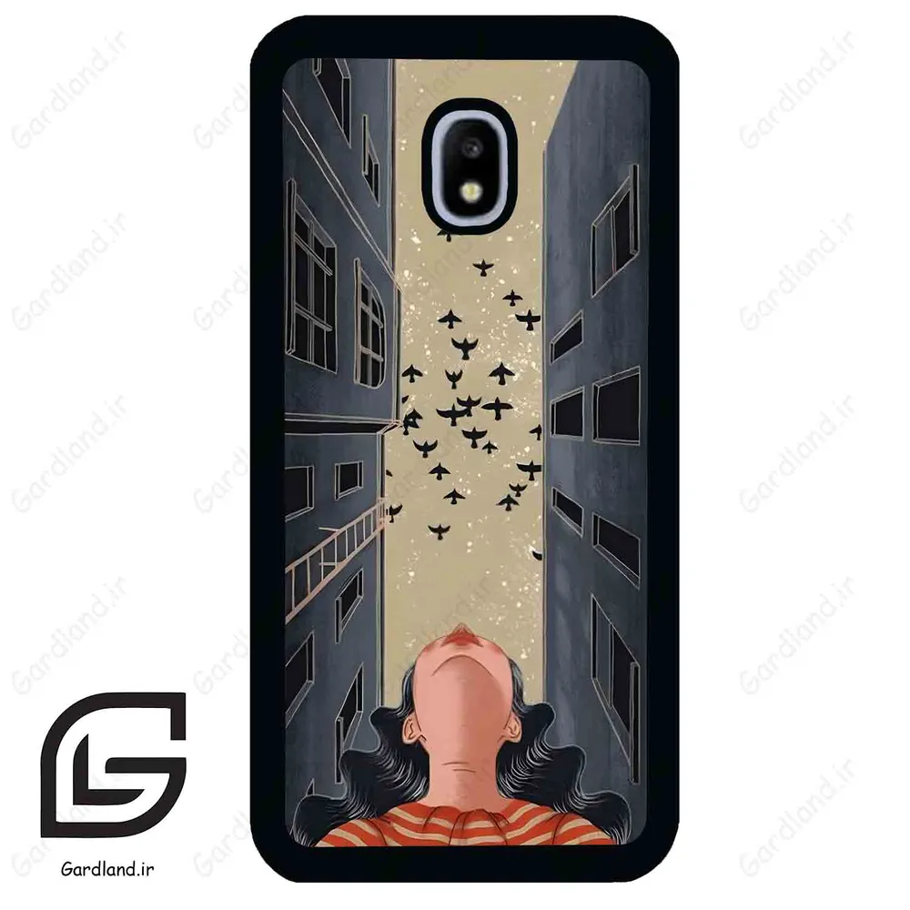 قاب گوشی سامسونگ جی 3 پرو (Galaxy J3 Pro ) طرح دختر کد 2311