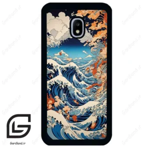 قاب گوشی سامسونگ جی 3 پرو (Galaxy J3 Pro ) طرح موج کد 2418