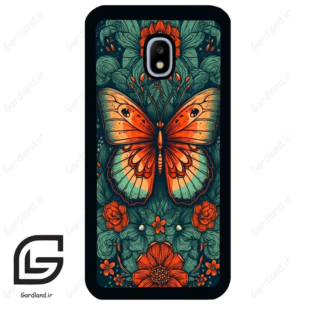 قاب گوشی سامسونگ جی 3 پرو (Galaxy J3 Pro ) طرح پروانه کد 2421
