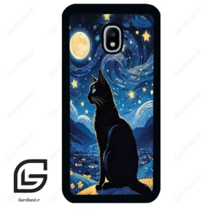 قاب گوشی سامسونگ جی 3 پرو (Galaxy J3 Pro ) طرح گربه کد 2438
