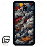 قاب گوشی سامسونگ جی 3 پرو (Galaxy J3 Pro ) طرح ابرنگی کد 2448