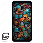 قاب گوشی سامسونگ جی 3 پرو (Galaxy J3 Pro ) طرح استیکر کد 2478