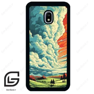 قاب گوشی سامسونگ جی 3 پرو (Galaxy J3 Pro ) طرح ابرنگی کد 2491