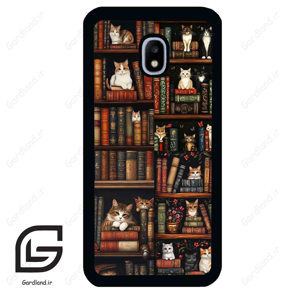 قاب گوشی سامسونگ جی 3 پرو (Galaxy J3 Pro ) طرح کتابخانه کد 2675
