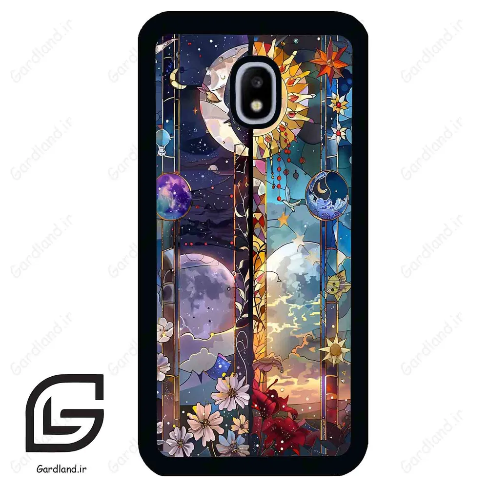 قاب گوشی سامسونگ جی 3 پرو (Galaxy J3 Pro ) طرح ماه کد 2695