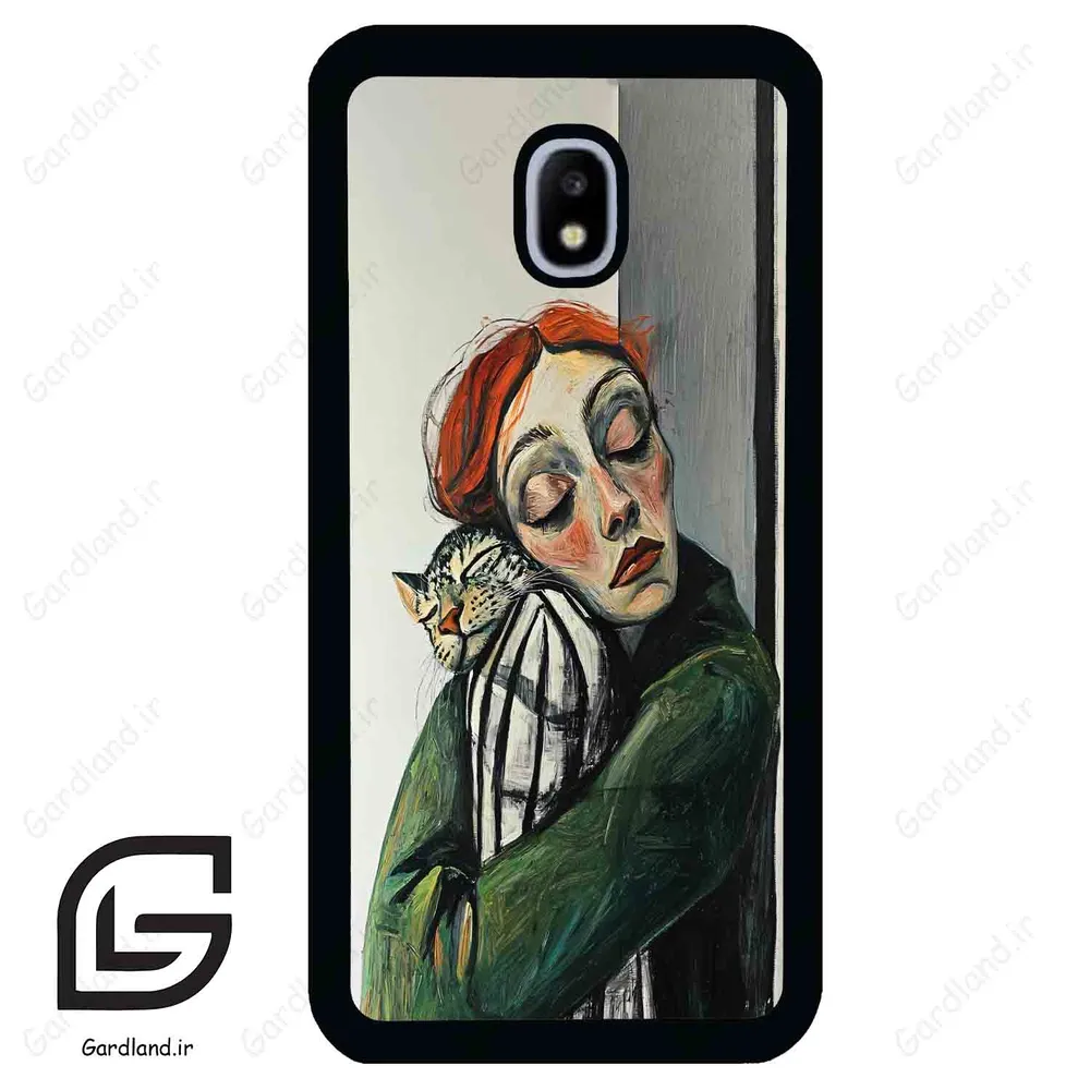قاب گوشی سامسونگ جی 3 پرو (Galaxy J3 Pro ) طرح گربه کد 2709