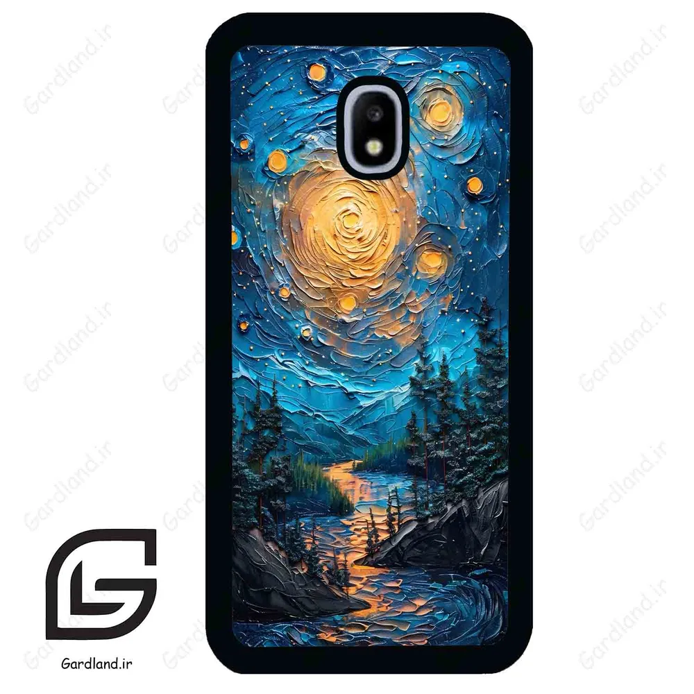 قاب گوشی سامسونگ جی 3 پرو (Galaxy J3 Pro ) طرح ابرنگ کد 2792