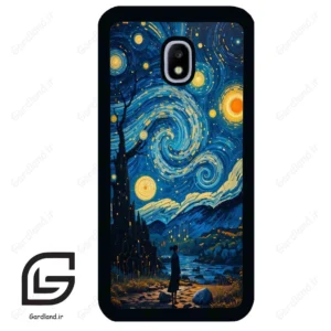 قاب گوشی سامسونگ جی 3 پرو (Galaxy J3 Pro ) طرح شب کد 2801
