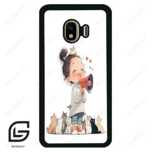 قاب گوشی سامسونگ جی 4 (Galaxy J4 ) طرح دخترانه کد 2027