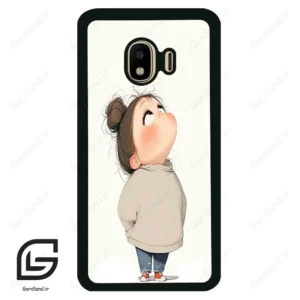 قاب گوشی سامسونگ جی 4 (Galaxy J4 ) طرح دختر کد 2057