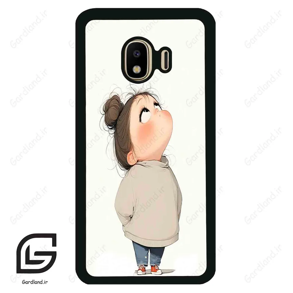 قاب گوشی سامسونگ جی 4 (Galaxy J4 ) طرح دختر کد 2057