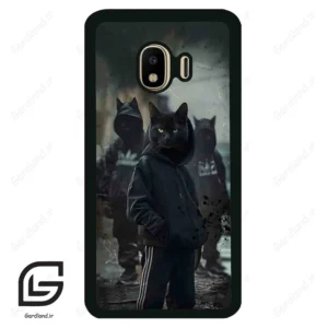 قاب گوشی سامسونگ جی 4 (Galaxy J4 ) طرح گربه کد 2091