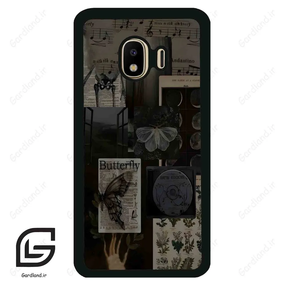 قاب گوشی سامسونگ جی 4 (Galaxy J4 ) طرح پروانه کد 2096