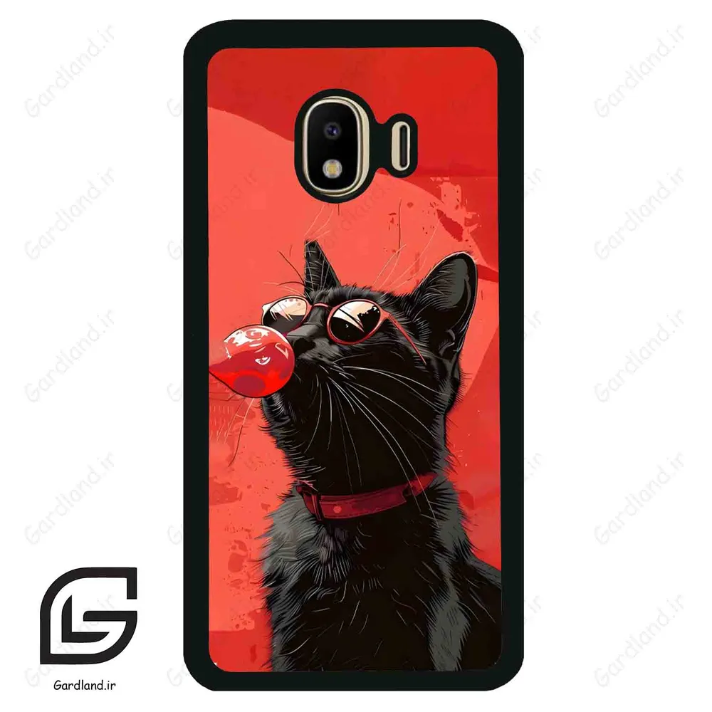 قاب گوشی سامسونگ جی 4 (Galaxy J4 ) طرح گربه کد 2131