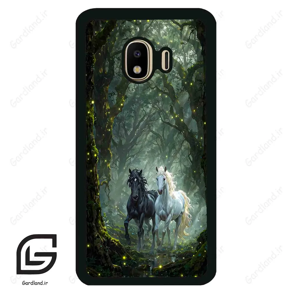 قاب گوشی سامسونگ جی 4 (Galaxy J4 ) طرح اسب کد 2184