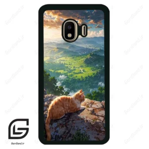قاب گوشی سامسونگ جی 4 (Galaxy J4 ) طرح گربه کد 2203