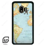 قاب گوشی سامسونگ جی 4 (Galaxy J4 ) طرح نقشه کد 2243
