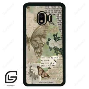 قاب گوشی سامسونگ جی 4 (Galaxy J4 ) طرح پروانه کد 2244