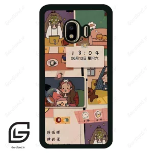 قاب گوشی سامسونگ جی 4 (Galaxy J4 ) طرح دخترانه کد 2254