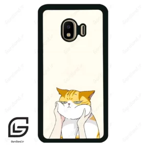 قاب گوشی سامسونگ جی 4 (Galaxy J4 ) طرح گربه کد 2298