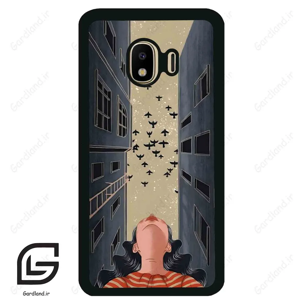 قاب گوشی سامسونگ جی 4 (Galaxy J4 ) طرح دختر کد 2311
