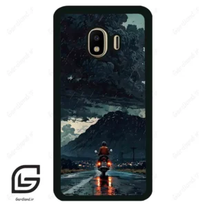 قاب گوشی سامسونگ جی 4 (Galaxy J4 ) طرح موتورسوار کد 2342