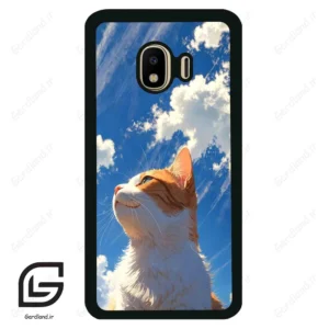 قاب گوشی سامسونگ جی 4 (Galaxy J4 ) طرح گربه کد 2366
