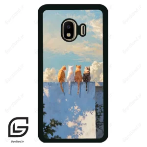 قاب گوشی سامسونگ جی 4 (Galaxy J4 ) طرح گربه کد 2367