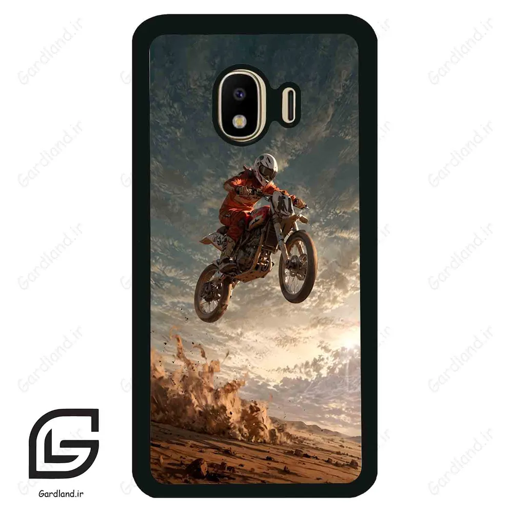 قاب گوشی سامسونگ جی 4 (Galaxy J4 ) طرح موتورسوار کد 2369