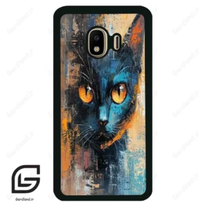قاب گوشی سامسونگ جی 4 (Galaxy J4 ) طرح گربه کد 2397