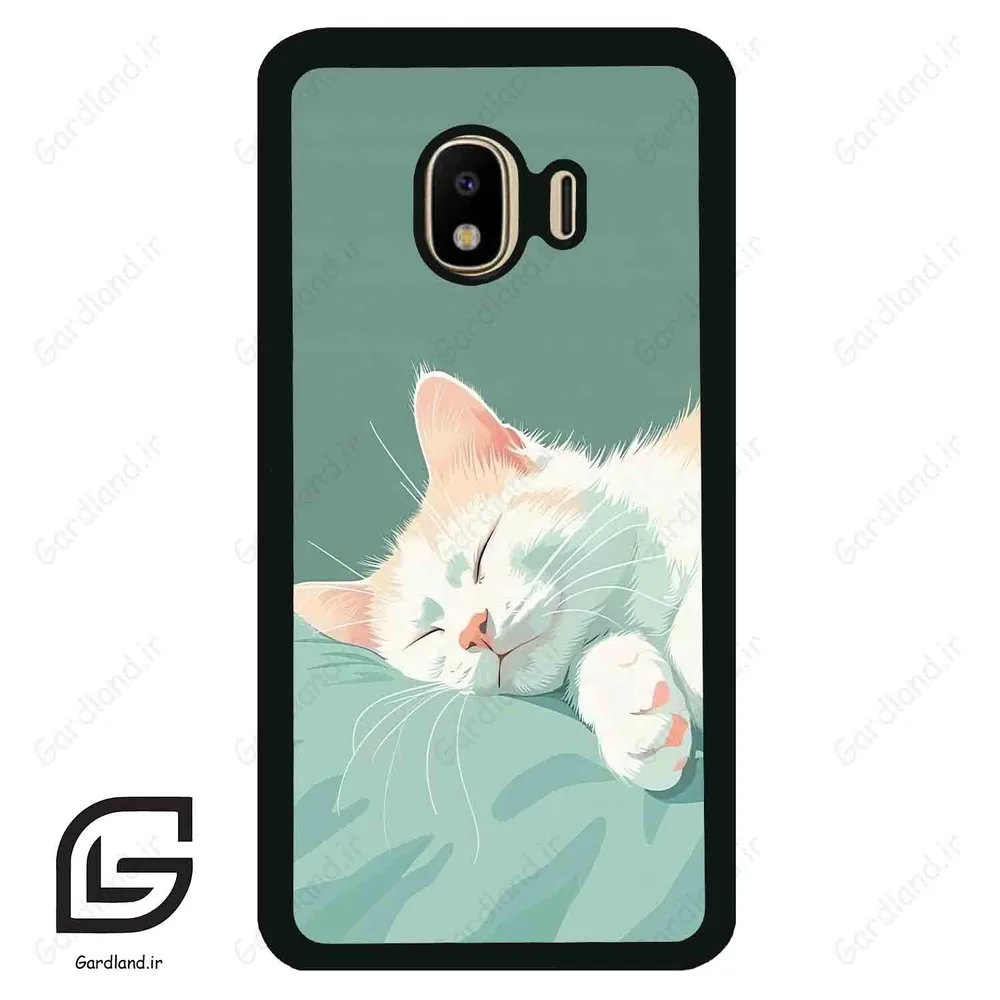 قاب گوشی سامسونگ جی 4 (Galaxy J4 ) طرح گربه کد 2403