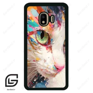 قاب گوشی سامسونگ جی 4 (Galaxy J4 ) طرح گربه کد 2437