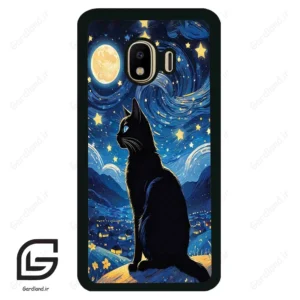 قاب گوشی سامسونگ جی 4 (Galaxy J4 ) طرح گربه کد 2438