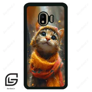 قاب گوشی سامسونگ جی 4 (Galaxy J4 ) طرح گربه کد 2440