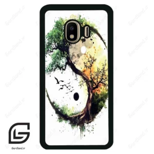 قاب گوشی سامسونگ جی 4 (Galaxy J4 ) طرح یین کد 2446
