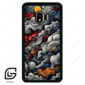 قاب گوشی سامسونگ جی 4 (Galaxy J4 ) طرح ابرنگی کد 2448