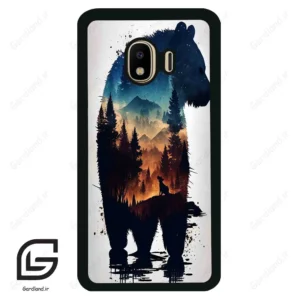قاب گوشی سامسونگ جی 4 (Galaxy J4 ) طرح خرس کد 2449