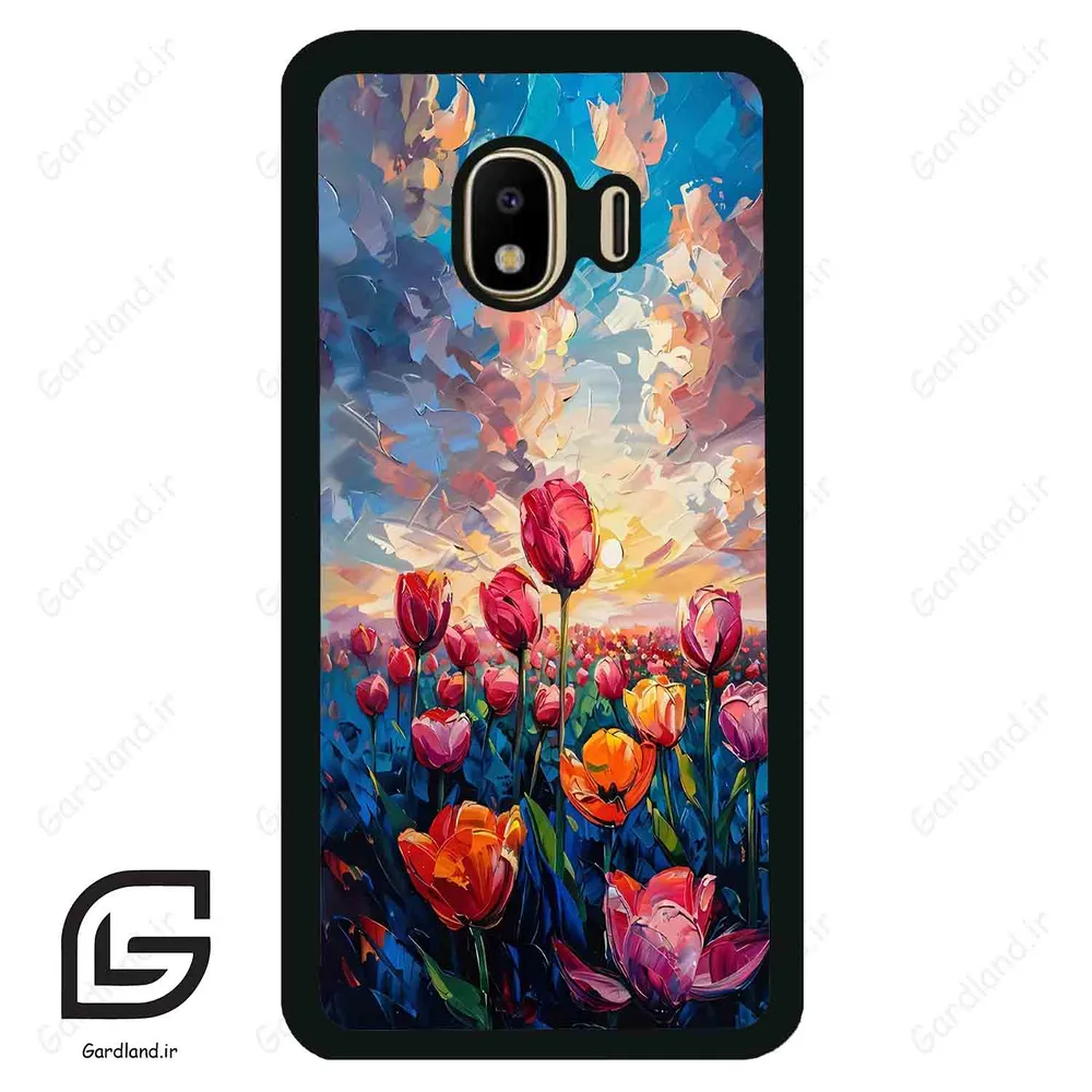قاب گوشی سامسونگ جی 4 (Galaxy J4 ) طرح گل کد 2466